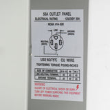 50 Amp 125/250 Volt RV Power Outlet Box