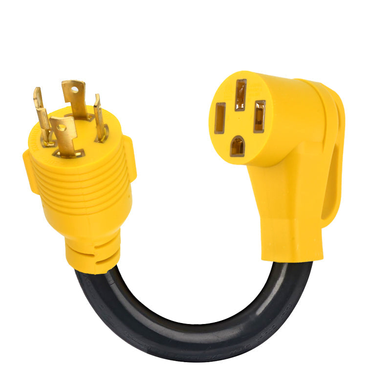 30A to 50A Generator Adapter | L14-30P to 14-50R ETL Power Cord
