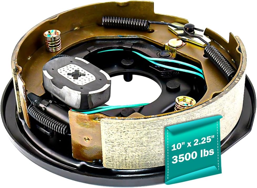 10" X 2-1/4" Electric Brake 3500 lbs Electric Trailer Brake Assembly Right Hand