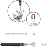 3-Pack Telescoping Magnetic Pickup Tool Set for Easy Metal Retrieval