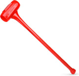 2 LB Dead Blow Hammer - Polyurethane Head, Non-Slip Grip, Orange