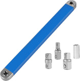 15" Impact Offset Extension Wrench Set 1/4", 3/8", 1/2" Drive Adapters