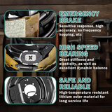 10" X 2-1/4" Electric Brake 3500 lbs Electric Trailer Brake Assembly Right Hand