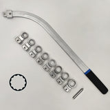 15-Piece Universal Belt Tensioner Tool Kit with Torx and 12-Point Adapters