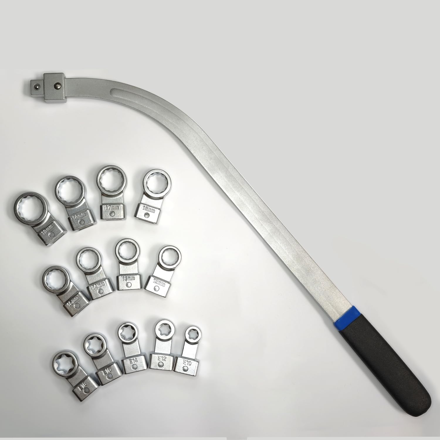 15-Piece Universal Belt Tensioner Tool Kit with Torx and 12-Point Adapters