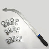 15-Piece Universal Belt Tensioner Tool Kit with Torx and 12-Point Adapters