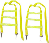 Tow Dolly Basket Strap with Twisted Snap Hooks - 2'' Webbing, 12,000 lbs Strength, Fits 14-19'' Tires