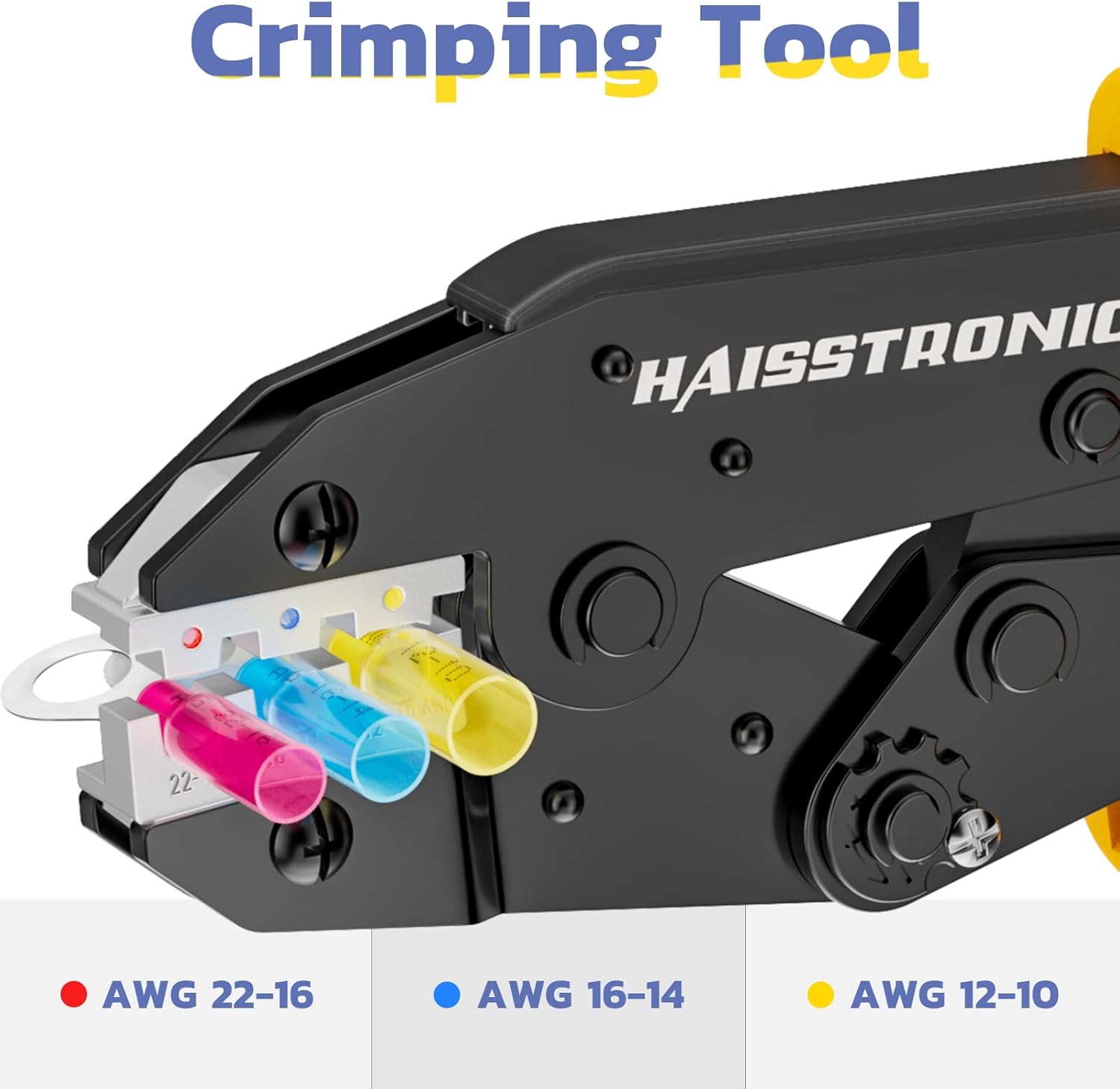 Wire Stripper and Crimping Tool Set for AWG 24-10 and AWG 22-10
