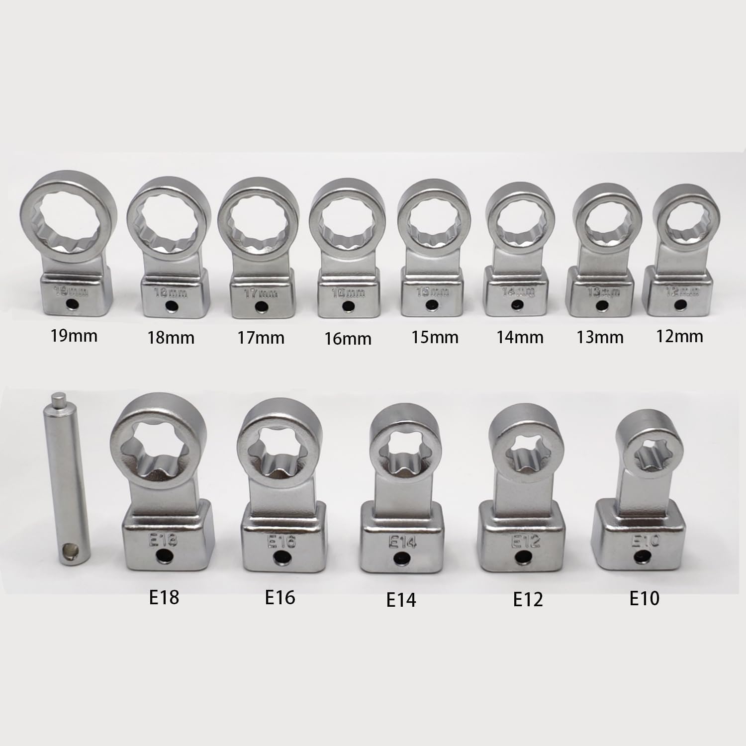 15-Piece Universal Belt Tensioner Tool Kit with Torx and 12-Point Adapters