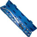 15-Piece Universal Belt Tensioner Tool Kit with Torx and 12-Point Adapters