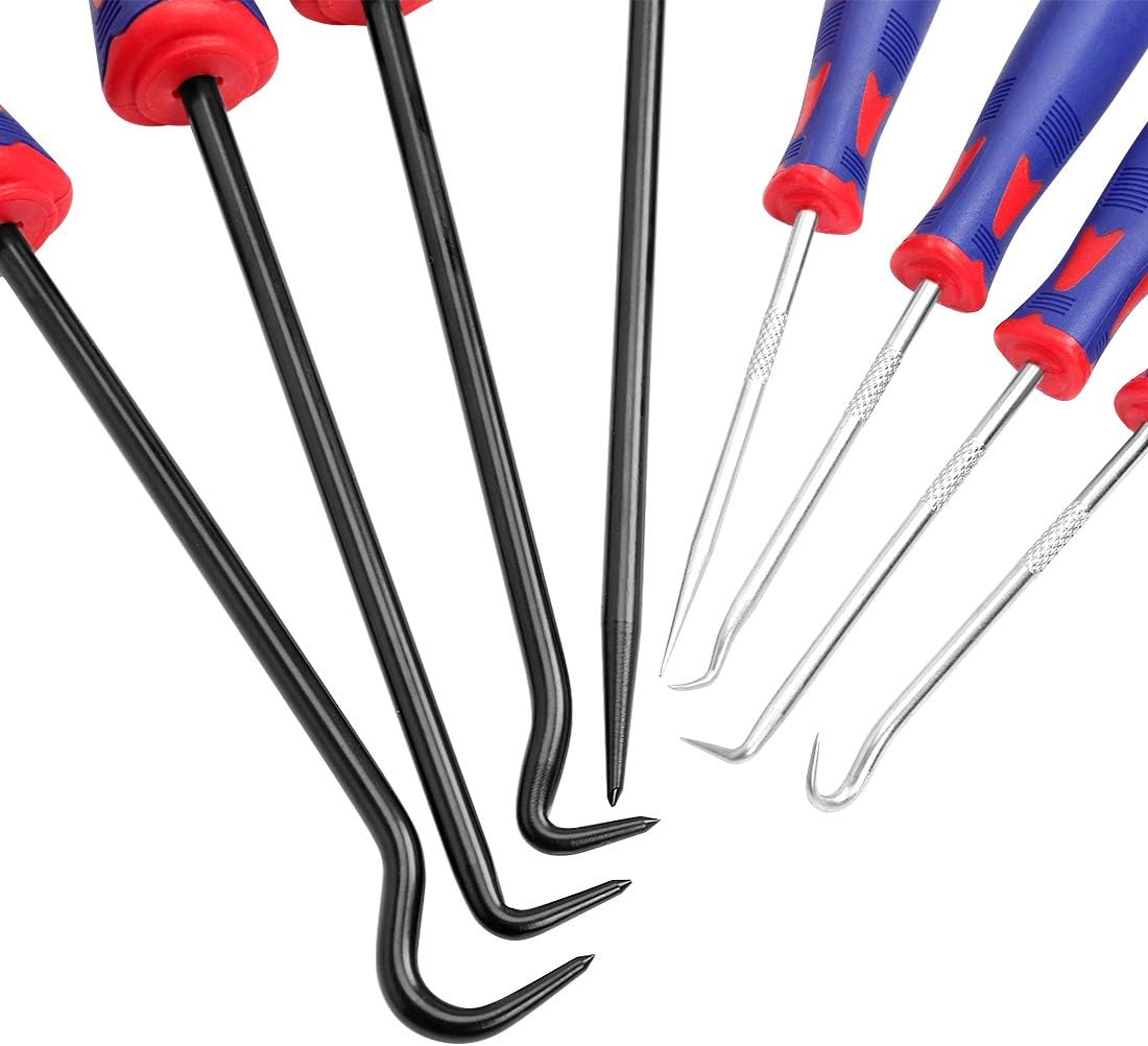 9-Piece Precision Pick & Hook Set for Automotive & Electronic Repairs