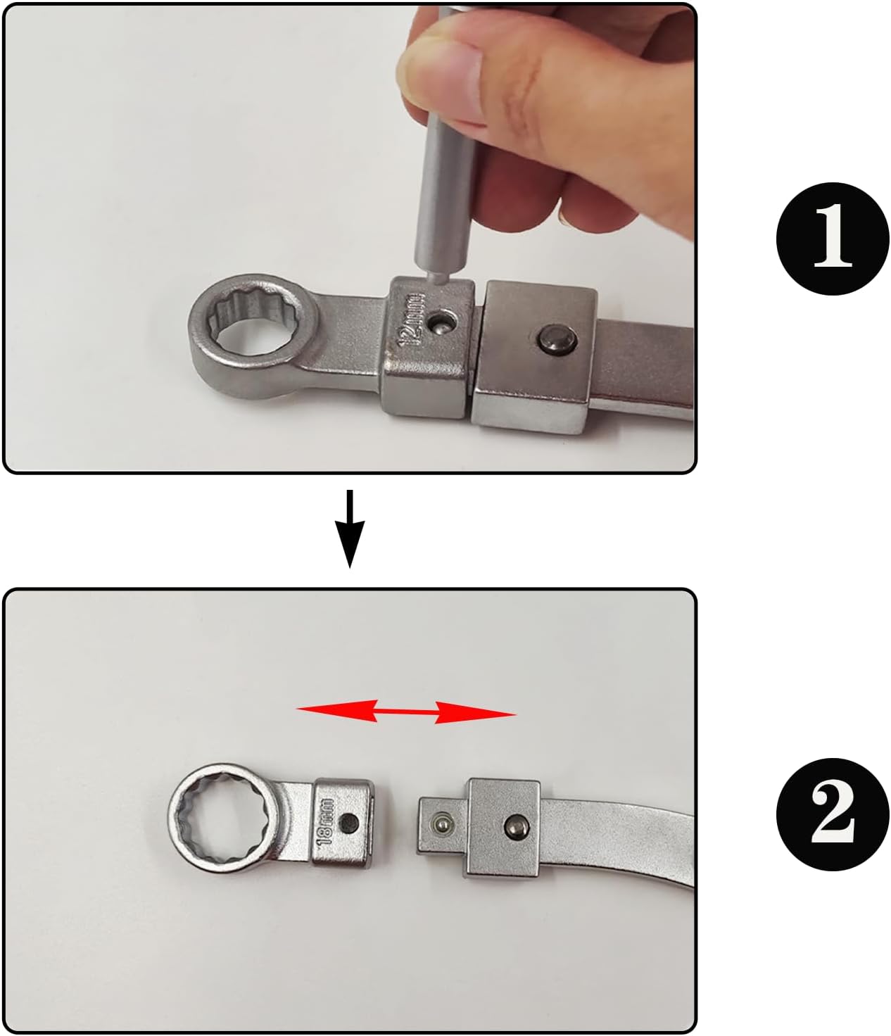 15-Piece Universal Belt Tensioner Tool Kit with Torx and 12-Point Adapters
