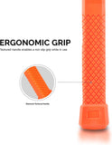 2 LB Dead Blow Hammer - Polyurethane Head, Non-Slip Grip, Orange