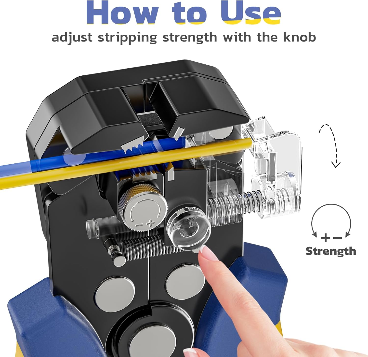 Wire Stripper and Crimping Tool Set for AWG 24-10 and AWG 22-10