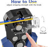 Wire Stripper and Crimping Tool Set for AWG 24-10 and AWG 22-10