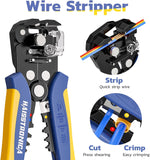 Wire Stripper and Crimping Tool Set for AWG 24-10 and AWG 22-10
