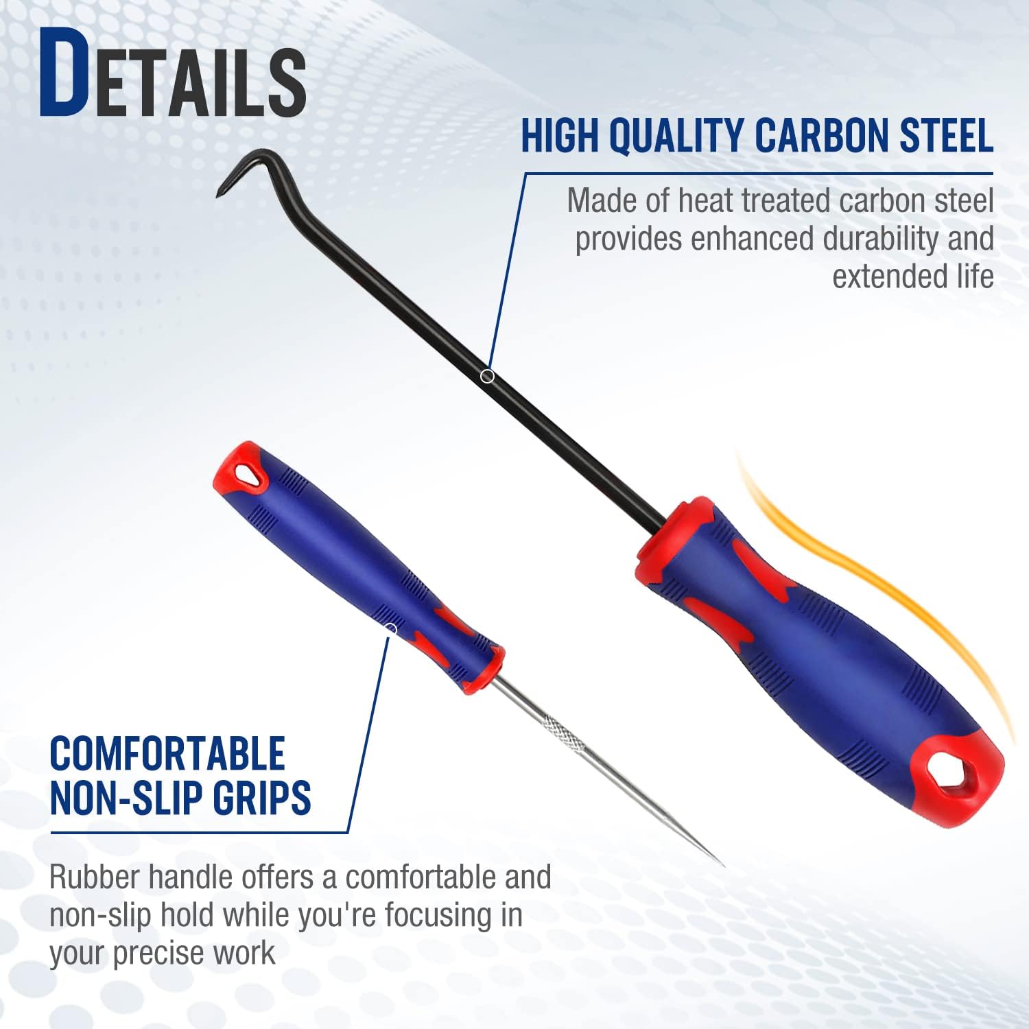 9-Piece Precision Pick & Hook Set for Automotive & Electronic Repairs
