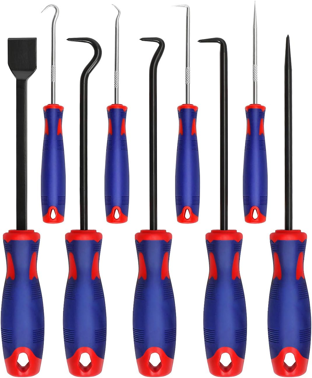 9-Piece Precision Pick & Hook Set for Automotive & Electronic Repairs