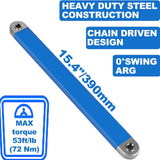 15" Impact Offset Extension Wrench Set 1/4", 3/8", 1/2" Drive Adapters