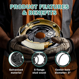 10" X 2-1/4" Electric Brake 3500 lbs Electric Trailer Brake Assembly Right Hand