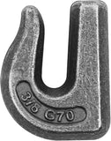 3/8'' Weld-On Grab Hooks G70 Forged Steel - Heavy Duty Tractor Chain Hooks for Car, Truck, SUV, RV, UTV, Tow & Lifting Applications