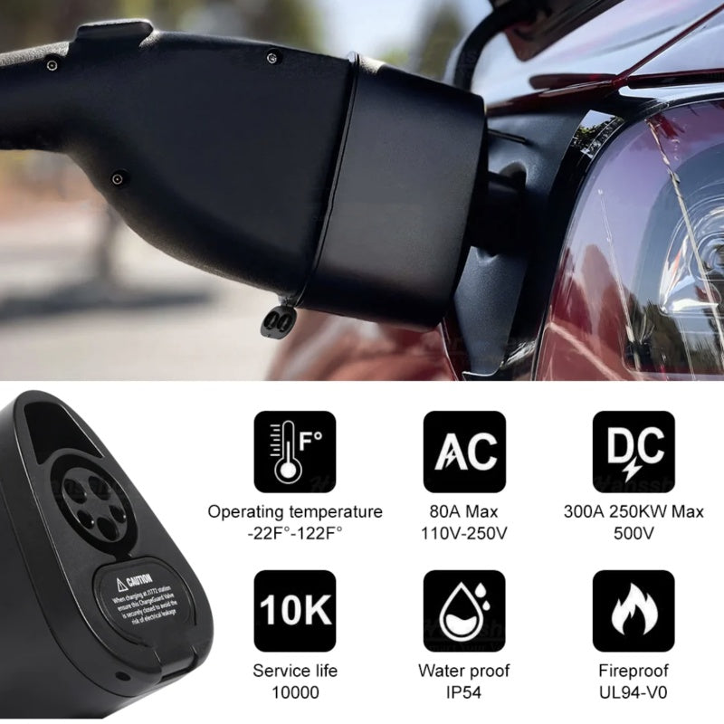 CCS1 & J1772 Charging Adapter for Tesla Model 3/Y - Fast & Slow Charging