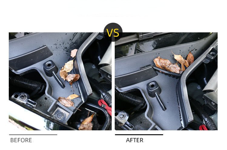 Air inlet anti-blocking cover for Tesla Model Y 2020-2025, designed to prevent debris and improve engine performance with durable, easy installation.