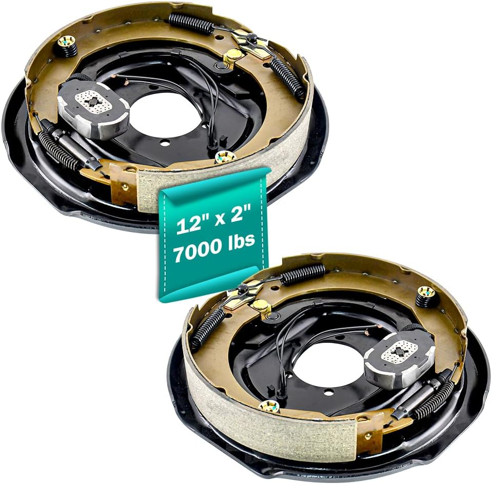 12" x 2" Electric Brake 7000 lbs Electric Trailer Brake Assembly