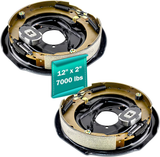 12" x 2" Electric Brake 7000 lbs Electric Trailer Brake Assembly