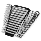 12-Piece 120 Tooth Ratcheting Wrench Set with Extractor Feature