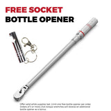 Flex Head Click Torque Wrench - Precision Calibrated, Dual-Direction
