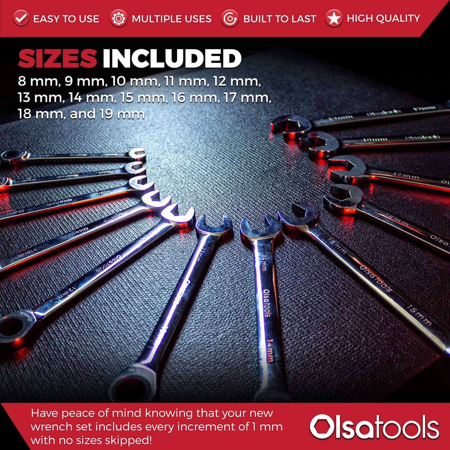 12-Piece 120 Tooth Ratcheting Wrench Set with Extractor Feature