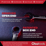 12-Piece 120 Tooth Ratcheting Wrench Set with Extractor Feature