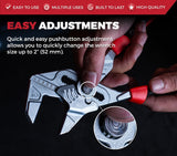 10-Inch Pliers Wrench with Smooth Jaws and Ergonomic Grip for Heavy-Duty Use