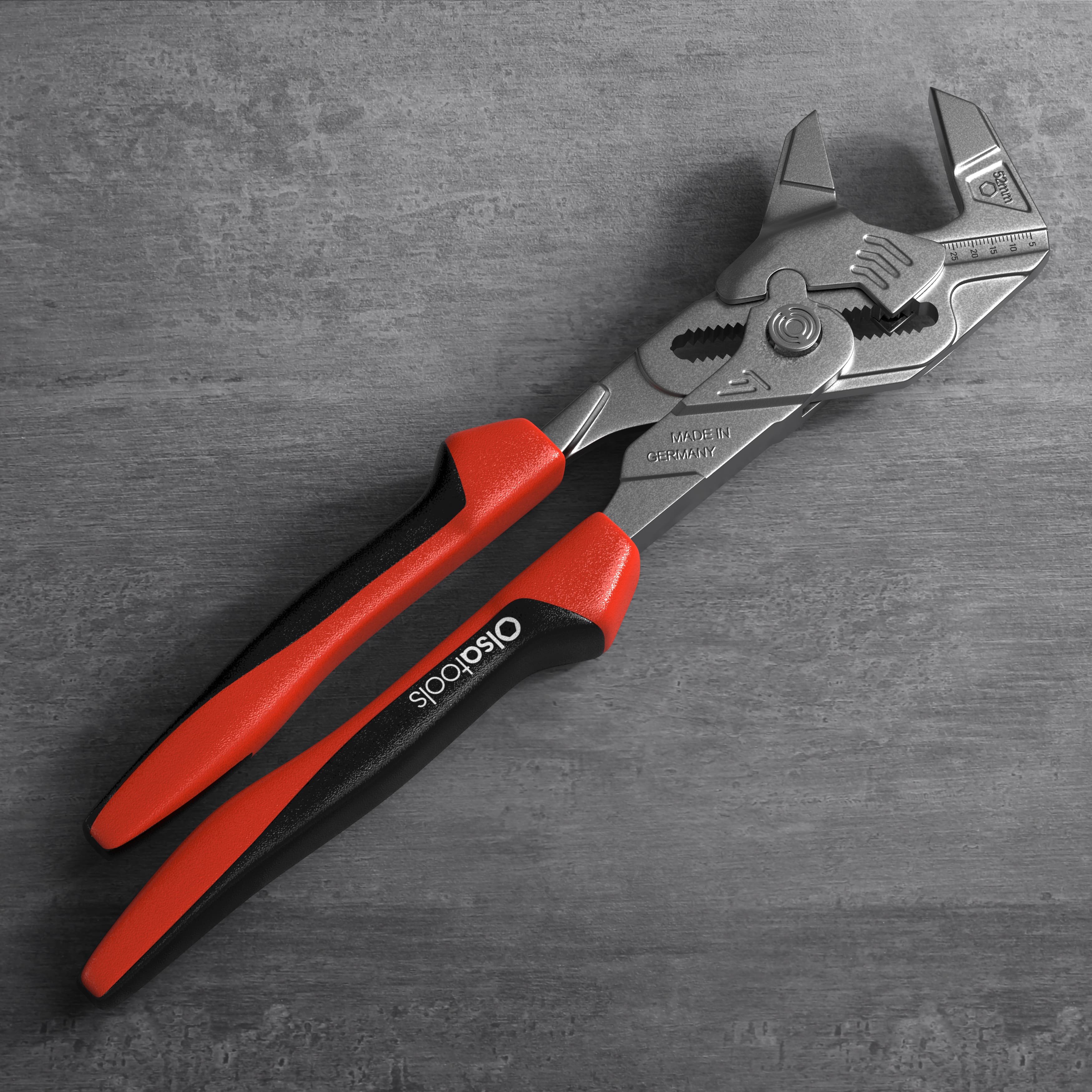 10-Inch Pliers Wrench with Smooth Jaws and Ergonomic Grip for Heavy-Duty Use