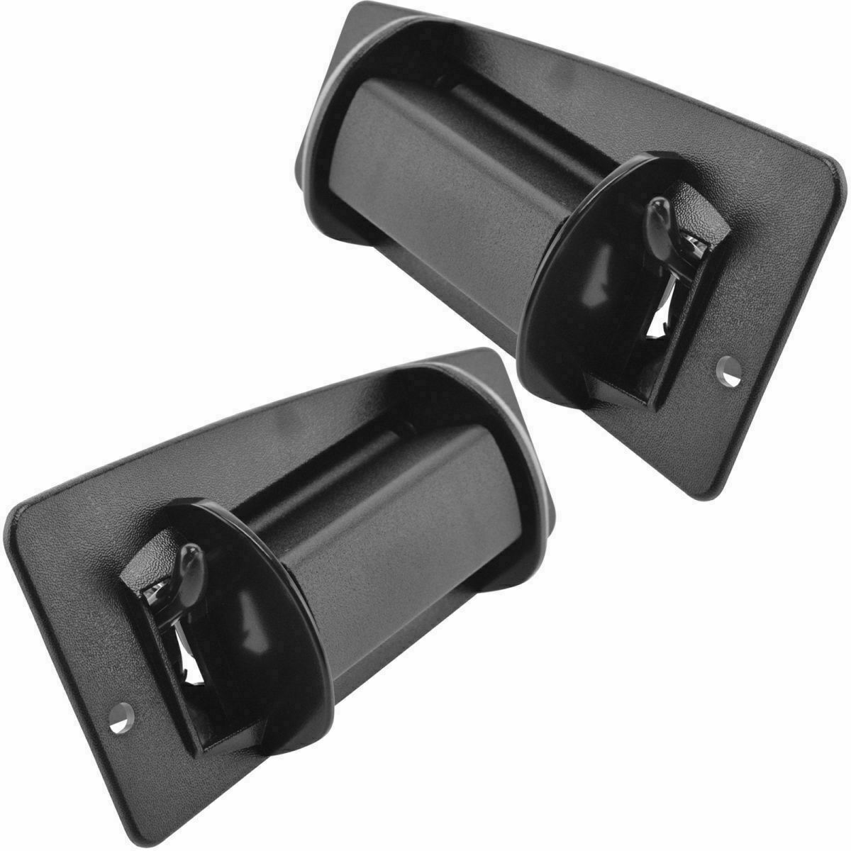JADODE 2X Rear Door Handle Outside Exterior Black for 2000 - 2006 Chevy Silverado 1500