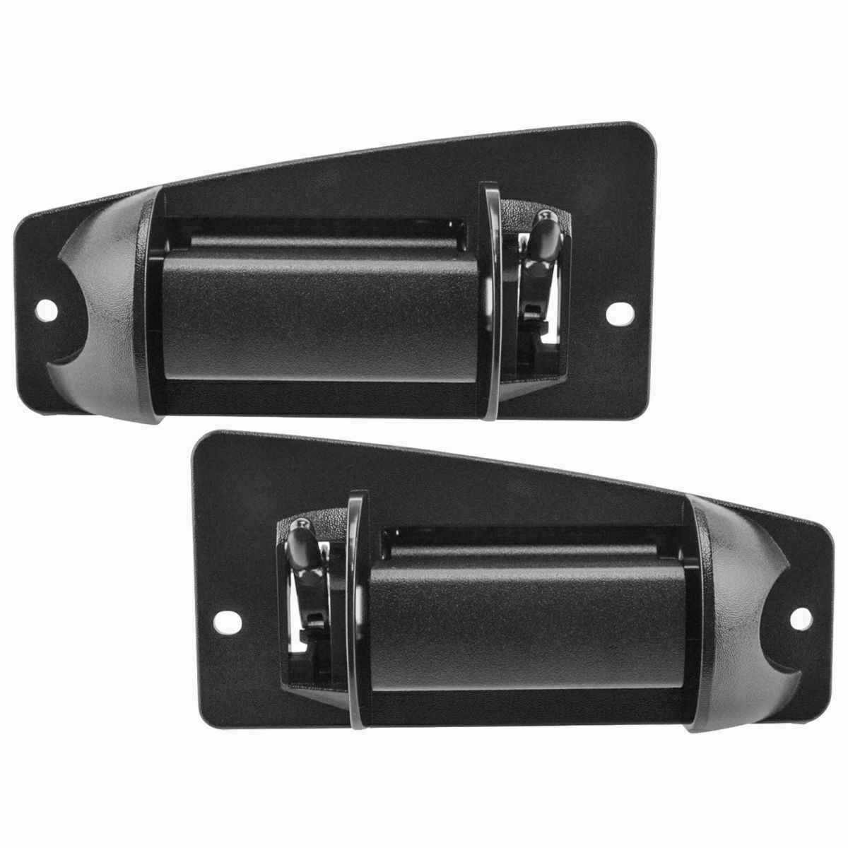 JADODE 2X Rear Door Handle Outside Exterior Black for 2000 - 2006 Chevy Silverado 1500