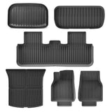 2025+ Model Y Juniper TEP 6PCS Floor Mat Set Trunk and Floor Mats Non-slip Waterproof & Easy-Clean Durable Car Mats