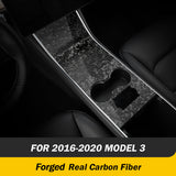 Center Console Real Carbon Fiber For 2017-2024 Tesla Model 3/ Y