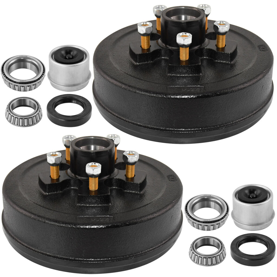Trailer Electric Brakes Hub Drum Kit 5 on 4.5" For 3500 lbs Axle