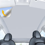 Tesla Model 3/Y Summer Combo: Electrostatic Sunshade + Cool Ventilated Seat Covers – Beat the Heat!