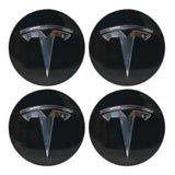 Tesla Logo 4 PCS Hubcaps Center Cover For Model 3 & Y & 3 Highland & Y Juniper