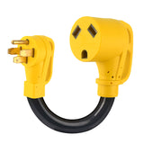 50 Amp to 30 Amp RV Adapter Cord 12 Inch, NEMA 14-50P to NEMA TT-30R Electrical Power Adapter,ETL Listed