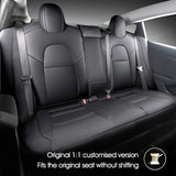 Nappa Leather Seat Covers Sets For Tesla Model 3 & Y 2017-2024 Model 3 Highland