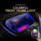 RGB 7-Color Ambient Light for Tesla Model 3/Y/X/S/3 Highland/Y Juniper Frunk