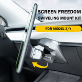 Model 3 & Y Center Console Control Button + Touch Screen Swiveling Mount Kit