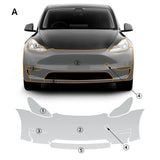 2020-2025.02 Tesla Model Y Full Coverage Paint Protection Film Kit Pre-Cut Scratch-Resistant Shield PPF Kit| Tlyard