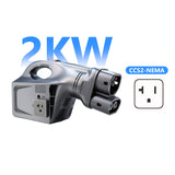 Tesla V2L Discharge Device 2KW/4KW for Tesla 3/Y/X/S Portable EV Power Outlet with EU/UK/US Standard Socket