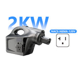 Tesla V2L Discharge Device 2KW/4KW for Tesla 3/Y/X/S Portable EV Power Outlet with EU/UK/US Standard Socket