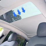 Tesla Model Y Voice-Controlled Electric Retractable Telescopic Roof Sunshade Protection Shade